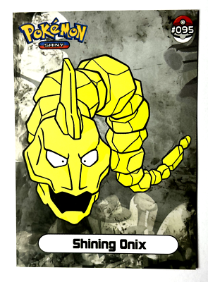 2024 SHINY POKEMON Card #095 ONIX Kanto Peru Edition