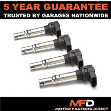 4X IGNITION COIL PACK FOR VW BEETLE CC GOLF PASSAT POLO SCIROCCO MFPC27x4VW