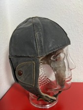 Lederkappe Motorrad Cabrio Lederhaube Original Alt guter Zustand Oldtimer