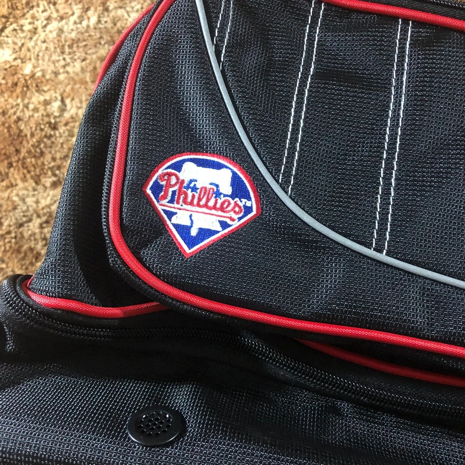 NUEVO Philadelphia Phillies Negro Viaje Bolsa de Lona Maleta MLB Foto 2 de 4