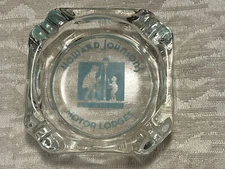 Vintage Glass Ashtray Advertising HOWARD JOHNSON'S MOTOR LODGES -- 5437