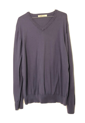 Old Navy Men's Lg Purple V-Neck Pullover Long Sleeve Light  Weight