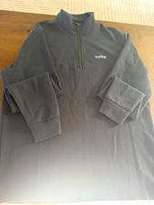 Brooks Brothers Men's Gray 1/4 Zip Kyriba Sweatshirt Size M