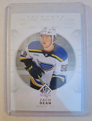 Zach Dean, #FF-50, St. Louis Blues, Upper Deck, 2025, SP Authentic