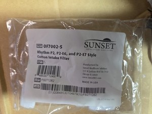 5 Filters For Rhythm P2, P2-E6 P2-E7 Style Cotton Intake Filter NIP. B-1