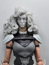 3d Print Poison Plant Lady LARGE HEAD#1 1:10 7"  DIAMOND SELECT  DC MULTIVERSE