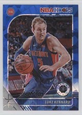 2019 Panini NBA Hoops Premium Stock Blue Cracked Ice Prizm Luke Kennard #55 0l9v