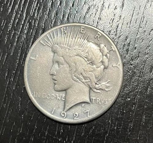 1927 Peace Dollar Circulated (No Mint Mark)