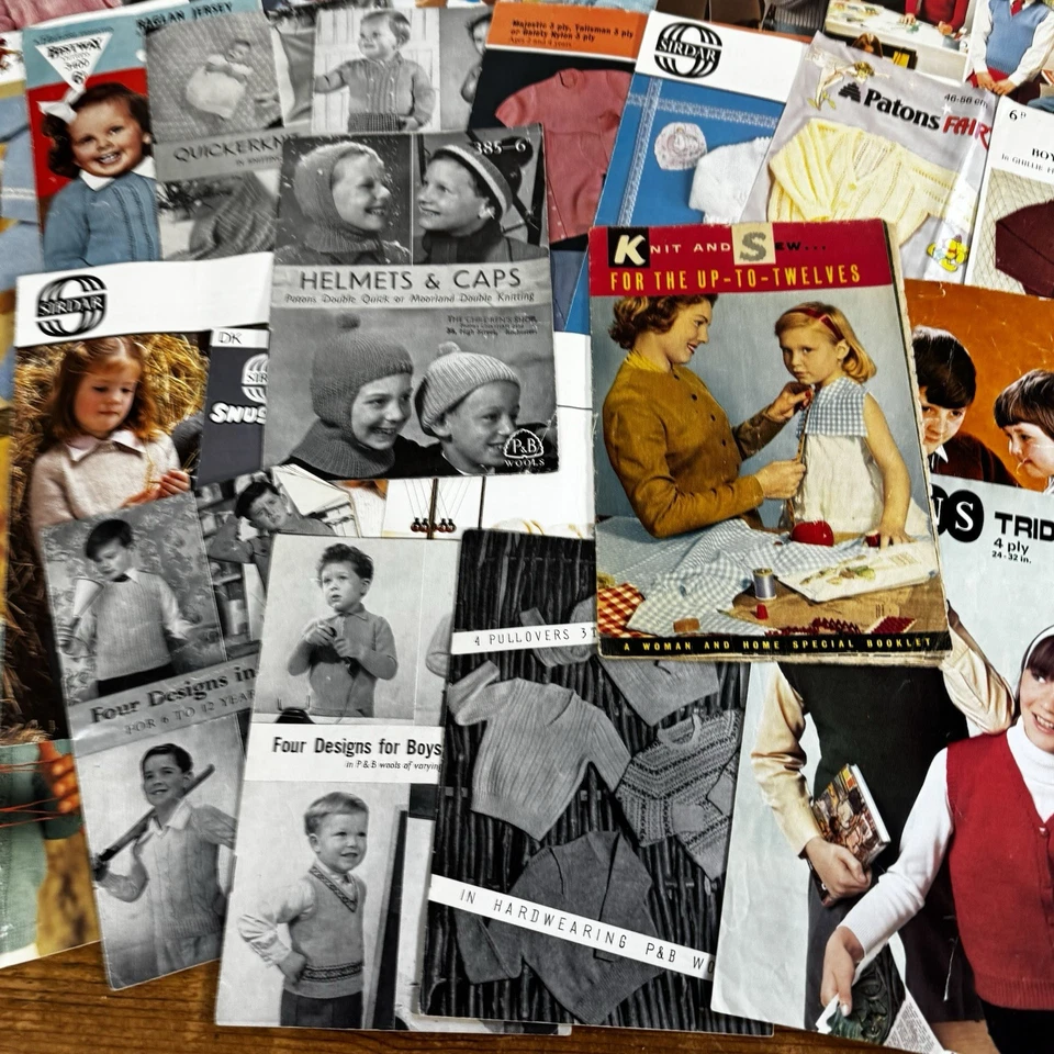 Vintage Children’s Clothes Patterns Assorted As Found - Image 2 of 4