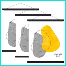 Magnetic Poster Hanger Frame,16x20,16x24,16x22 Poster Frame Wood Wooden Magne...