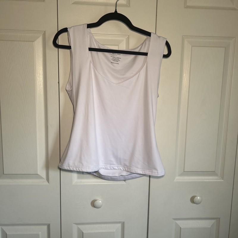 NWOT Agnes Urban Women's White Tank Top Sz L
