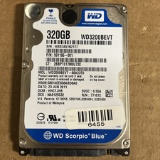 Western Digital WD Scorpio Blue 320GB 2.5" SATA 5400RPM 8MB WD3200BEVT-60A23T0