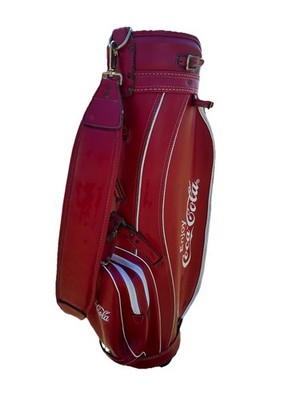 【ゴルフバッグ】Coca-Cola TOKAI CLASS Vintage Coca-Cola Red Leather Carry Golf Bag | eBay