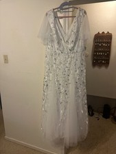 White Formal Or Wedding Dress Size 16