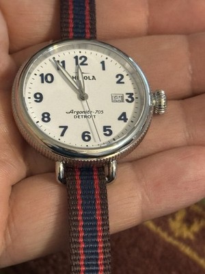 Shinola Birdy white Dial Double wrap strap 38 MM | eBay display picture 2