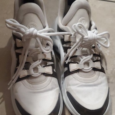 Louis Vuitton Men’s Athletic Sneakers - White & Black LV Trainer Men main image 3