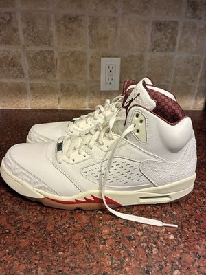 Nike Air Jordan 5 Retro El Grito Sail-Drk Pony-Coconut Milk Sz 17 [HF8833-100]