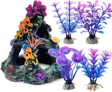Aquarium Colorful Coral Reef Set Fish Tank Decoration Mountain Ornament for Aqua