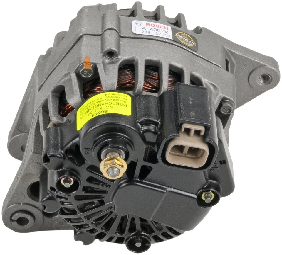 Bosch Alternator AL4067X For 03-10 Kia Spectra Sportage Rio Hyundai Accent - Image 2 of 4
