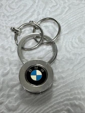 Vintage Genuine BMW Key Ring Chain Chrome Stainless Steel