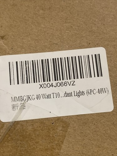 6 PK T10 Tubular Light Bulb 40-Watt - Picture 5 of 5
