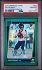 2021 Donruss Optic Football Green Davis Mills #222 PSA 8.5