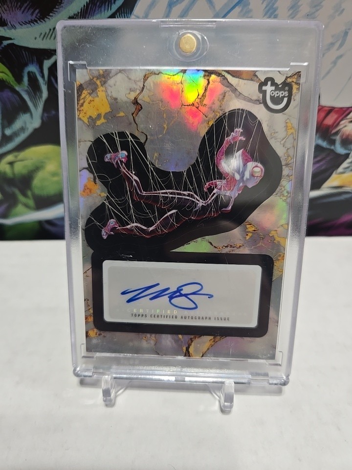 2025 Topps Chrome Spider -Gwen  Mark Brooks Auto