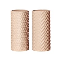 Ritzenhoff & Breker Raute & Zick Zack Vase 25 Cm 2Er Set In Verschiedenen Farben