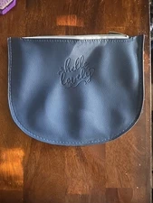 "Hello Lovely" Makeup Bag Pouch Navy Blue 