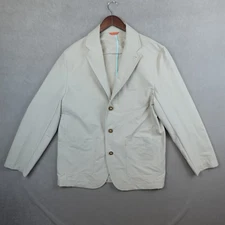 The Territory Ahead Blazer Mens Medium Hot Ticket Travel Jacket Sand EUC