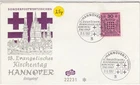 Germany 1967 Evangelical Churches Day FDC Hannover special cancel unaddressed VG