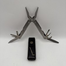 Early Vintage Leatherman Pocket Survival Tool PST w/ Original Leather Sheath