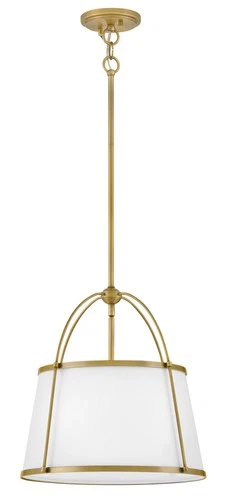 Hinkley Lighting 4894 Clarke 1 Light 16"W Pendant - Brass - Picture 5 of 12