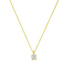 Collier bliss Yellow Gold with Diamond Central