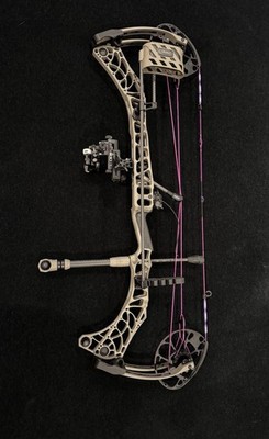 Mathews V3X 33- LH- 75# Limbs - Granite Colorway - Top End Matching Accessories