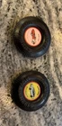 Hotwheels Redline Badge Pin  Lot  Of 2 Plastic Original