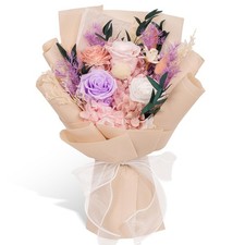 Preserved Flowers Bouquets, flowers for Delivery Prime, Forever Roses Bouquet...