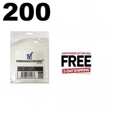 200 CheckOutStore Stamp & Die Clear Storage Pockets (5 x 5 1/8) ** 1-3 DAY