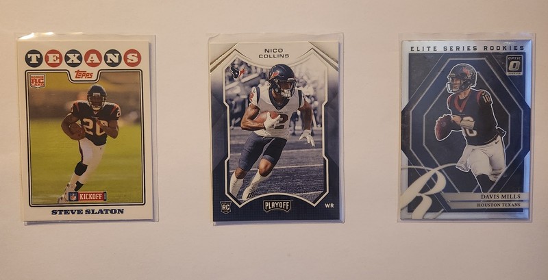 Houston Texans 3-Card Rookie Lot
