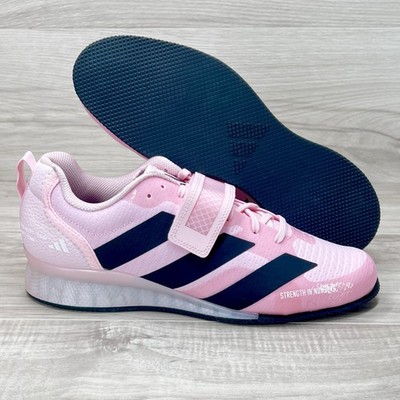 Adidas Adipower 3 Pink Men Size 10.5 Weightlifting Gym Shoes