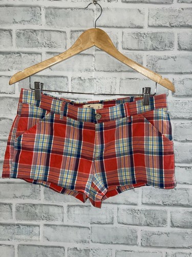 NWT HOLLISTER WOMENS JUNIORS 7 PLAID 