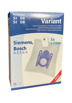 5 Staubsaugerbeutel Variant SI08 geeignet für Siemens Power Edition Evolution 18