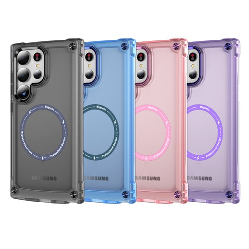 Translucent Hard Matte Cover For Samsung Galaxy S25 Ultra S24 S23 Mag Safe Case - 第 3/13 張圖片