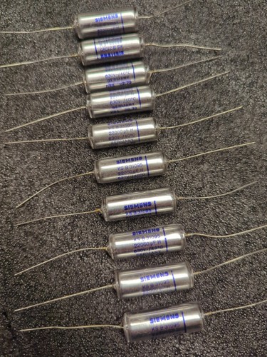 10x SIEMENS KS KONDENSATOREN 630 V 22000 pF B31095 KLANGFILM CAPS VINTAGE NOS - Picture 2 of 5