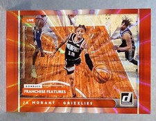 2021-22 Panini Donruss Franchise Features Holo Red Laser #4 Ja Morant 62/99