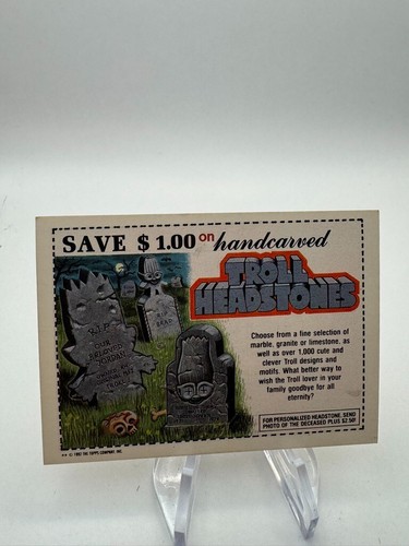 1992 Topps Trash Can Trolls You Pick Complete Your Set GPK - Picture 36 of 36