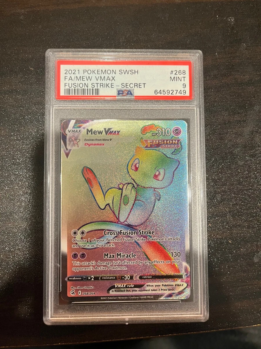 Pokemon: Mew Vmax Fusion Strike 268/264 PSA 10