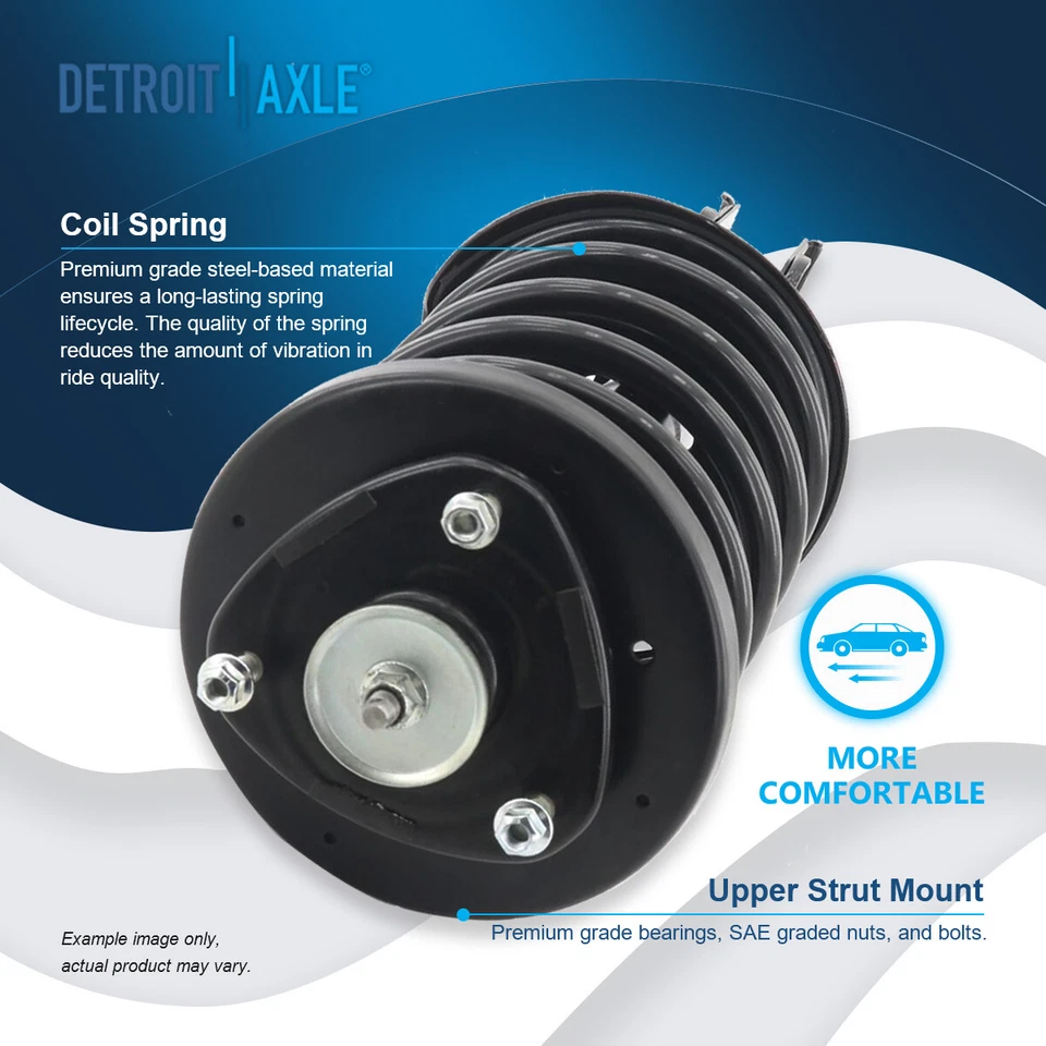 Front Struts Coil Spring Assembly for 2003-2005 Honda Pilot 2001 2001 Acura MDX - Image 3 of 4