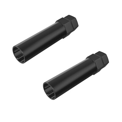 2 x Socket Key Tool for SM *CAR 7 spline Lug Nuts | 19mm, 3/4'', 21mm, 13/16'' Hex