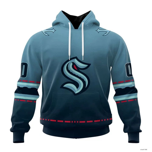 Personalized Seattle Kraken 3D Hoodie
